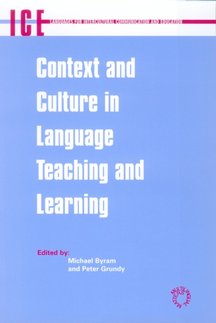 Context and Culture in Language Teaching and Learning, PDF eBook