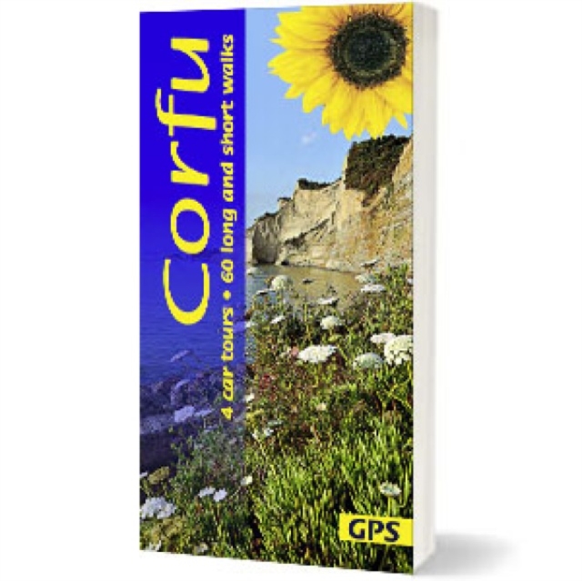 Corfu Sunflower Guide : 60 long and short walks with detailed maps and GPS; 4 car tours with pull-out map, Paperback / softback Book