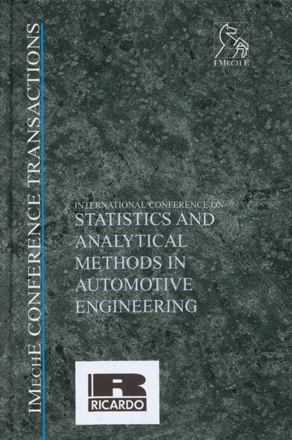 International Conference on Statistics and Analytical Methods in Automotive Engineering, Hardback Book