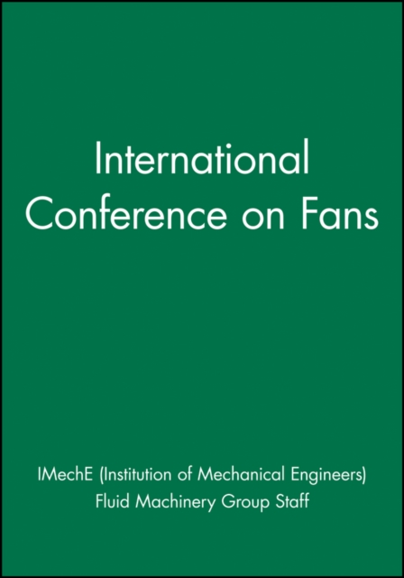 International Conference on Fans, Hardback Book