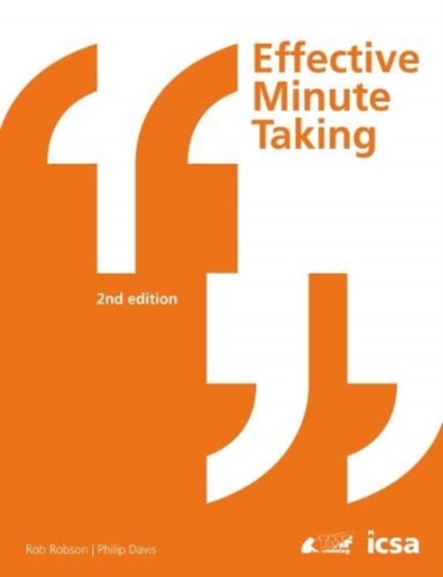 Effective Minute Taking 2nd Edition, Paperback / softback Book