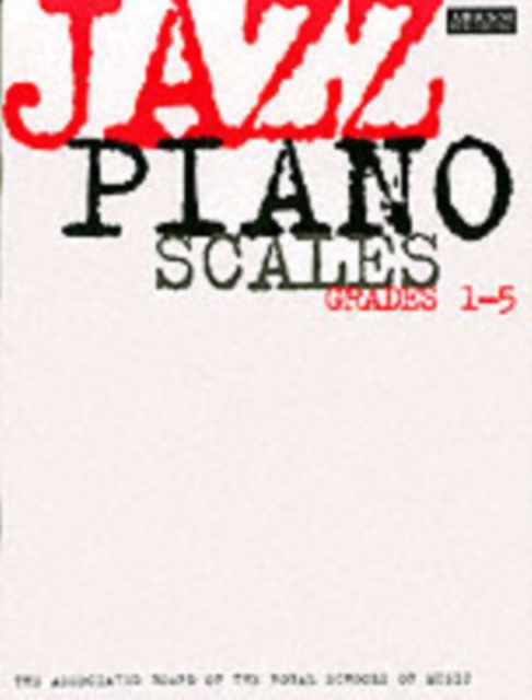 Jazz Piano Scales, Grades 1-5, Sheet music Book