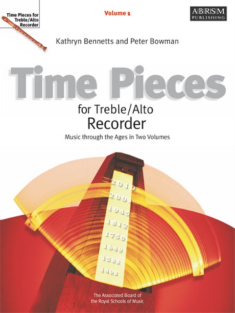Time Pieces for Treble/Alto Recorder, Volume 1, Sheet music Book
