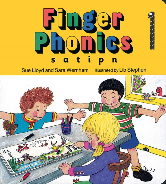 Finger Phonics book 1 : in Precursive Letters (British English edition), Board book Book