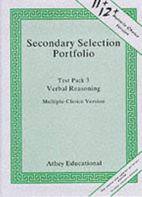 Secondary Selection Portfolio : Verbal Reasoning Practice Papers (Multiple-choice Version) Test Pack 3, Loose-leaf Book