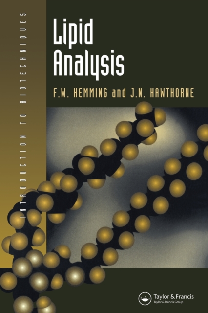 Lipid Analysis, Paperback / softback Book