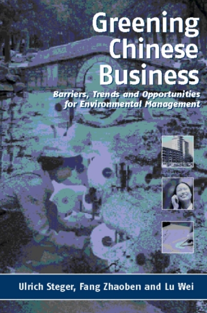 Greening Chinese Business : Barriers, Trends and Opportunities for Environmental Management, Hardback Book