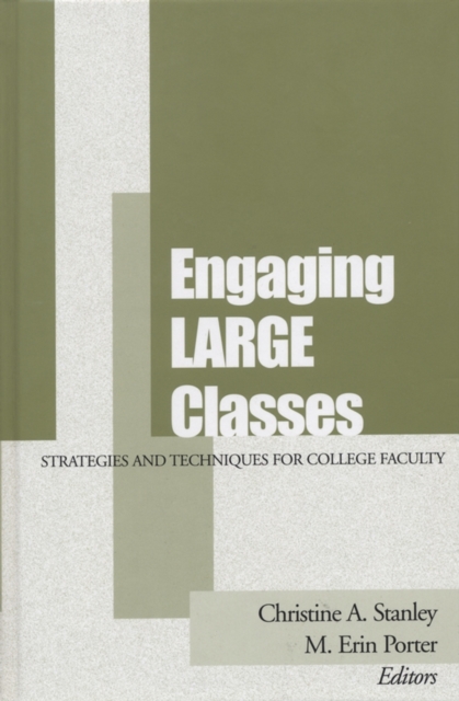 Engaging Large Classes : Strategies and Techniques for College Faculty, Hardback Book