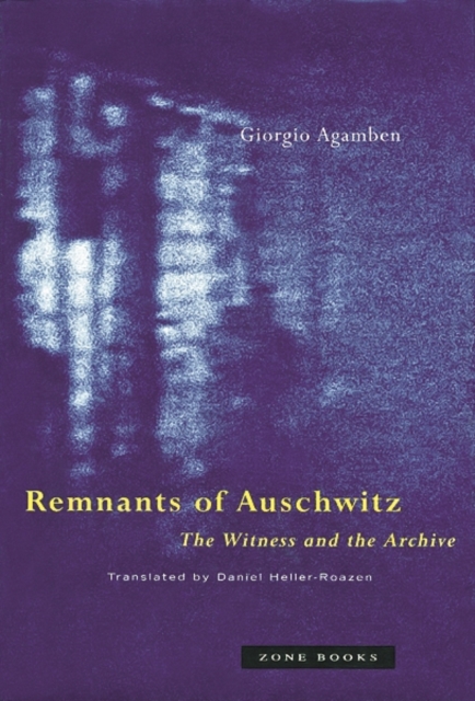 Remnants of Auschwitz : The Witness and the Archive, Paperback / softback Book