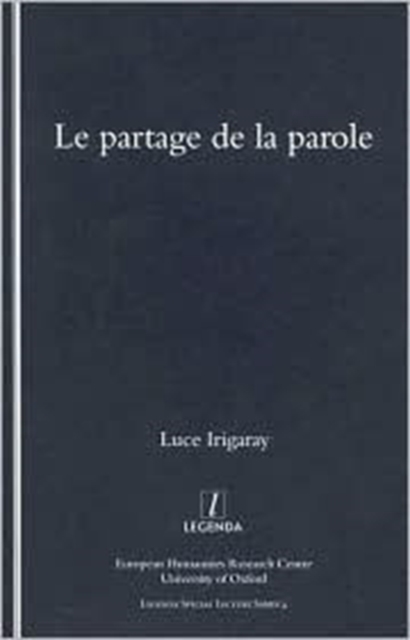 Le Partage De La Parole, Paperback / softback Book