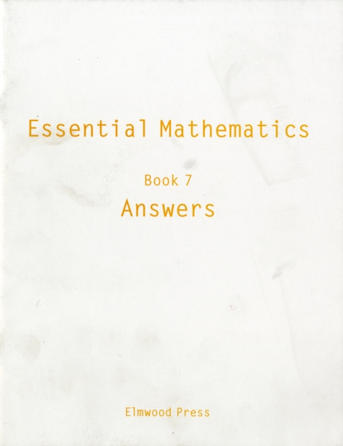 Essential Mathematics Book 7 Answers, Paperback / softback Book