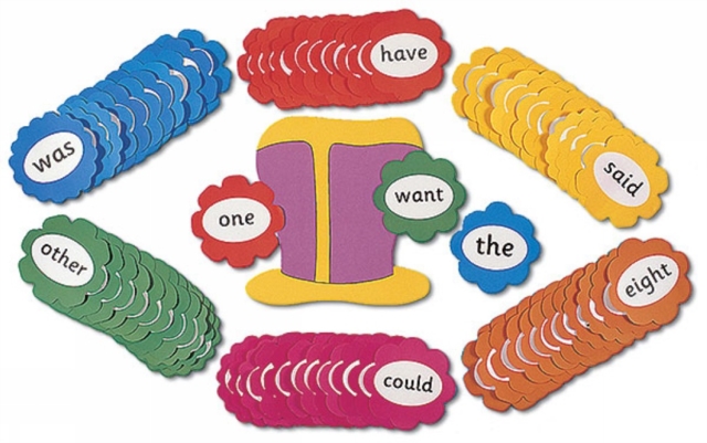 Jolly Phonics Tricky Word Wall Flowers : in Precursive Letters, Poster Book