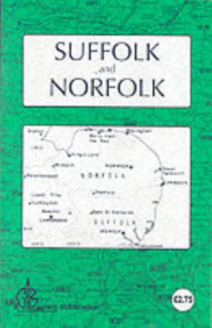 Suffolk and Norfolk Map, Sheet map, folded Book