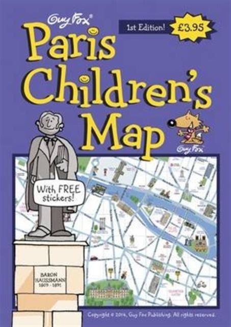 Guy Fox Maps for Children : Paris Children's Map, Sheet map Book