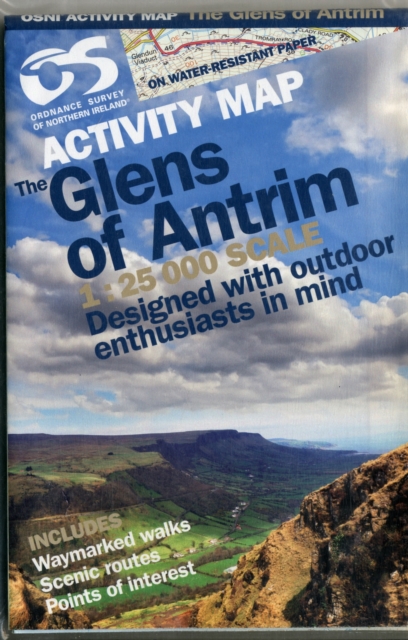 Glens of Antrim, Sheet map, folded Book