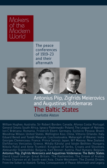 Piip, Meierovics & Voldemaras: The Baltic States, Hardback Book