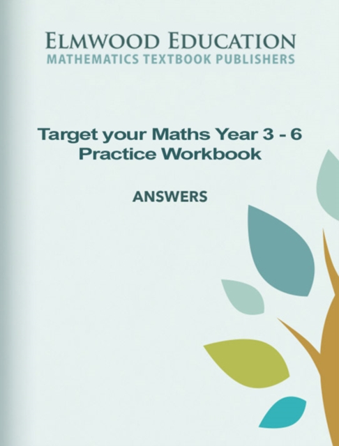 Target your Maths Year 3-6 Practice Workbook Answers, Paperback / softback Book