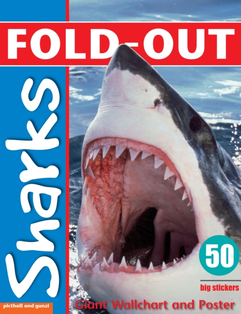 Fold-Out Poster Sticker Book: Sharks, Fold-out book or chart Book