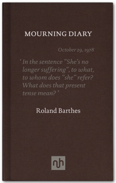 Mourning Diary : Introduced by Michael Wood, Hardback Book