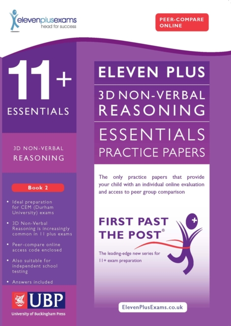 11+ Essentials 3D Non Verbal Reasoning for CEM : Book 2, Paperback Book