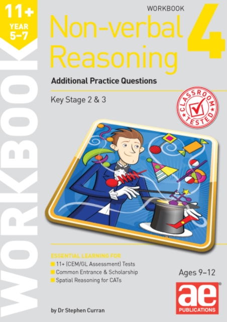 11+ Non-verbal Reasoning Year 5-7 Workbook 4 : Additional Practice Questions, Paperback / softback Book