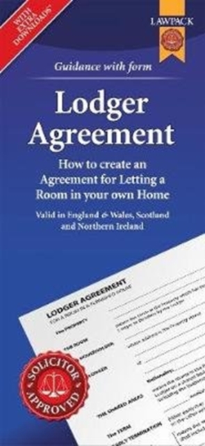 Lodger Agreement Form Pack : How to Create an Agreement for Letting a Room in Your Own Home, Paperback / softback Book
