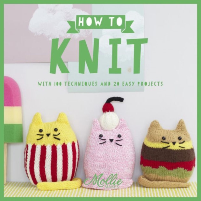 How to Knit : With 100 techniques and 20 easy projects, Paperback / softback Book