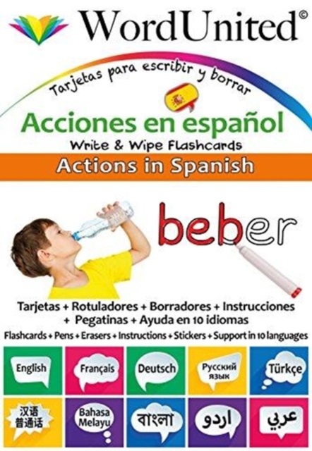 Actions in Spanish : Write & Wipe Flashcards, Loose-leaf Book