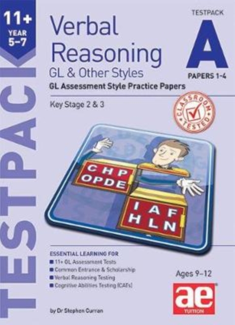 11+ Verbal Reasoning Year 5-7 GL & Other Styles Testpack A Papers 1-4 : GL Assessment Style Practice Papers, Mixed media product Book