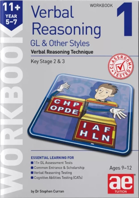 11+ Verbal Reasoning Year 5-7 GL & Other Styles Workbook 1 : Verbal Reasoning Technique, Paperback / softback Book