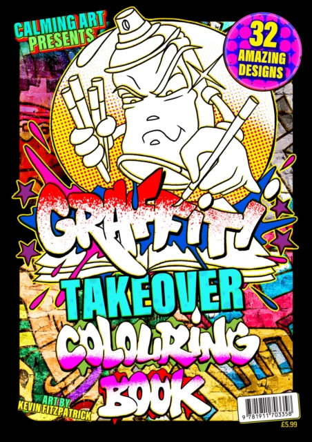 Graffiti Takeover - Colouring Book, Paperback Book