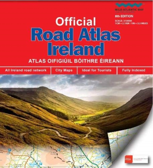 Official Road Atlas Ireland, Paperback / softback Book