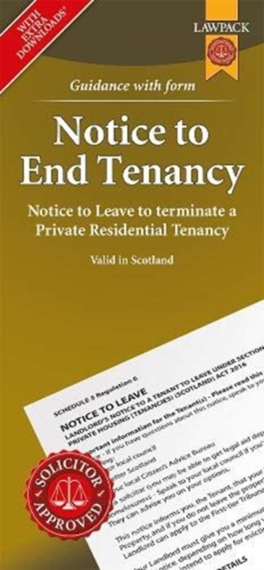Notice to End Tenancy : How to use a Notice to Leave to terminate a Private Residential Tenancy in Scotland, Paperback / softback Book