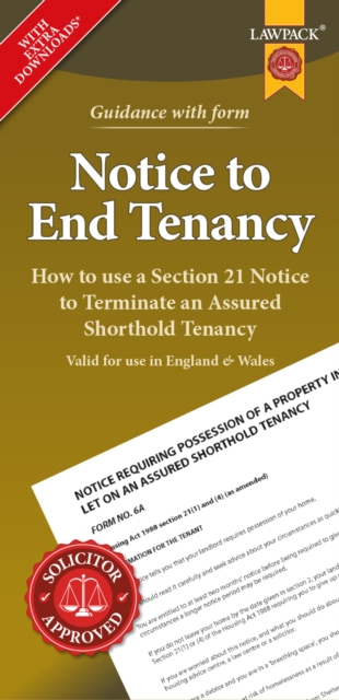 Notice to End Tenancy : How to use a Section 21 Notice to terminate an Assured Shorthold Tenancy, Paperback / softback Book