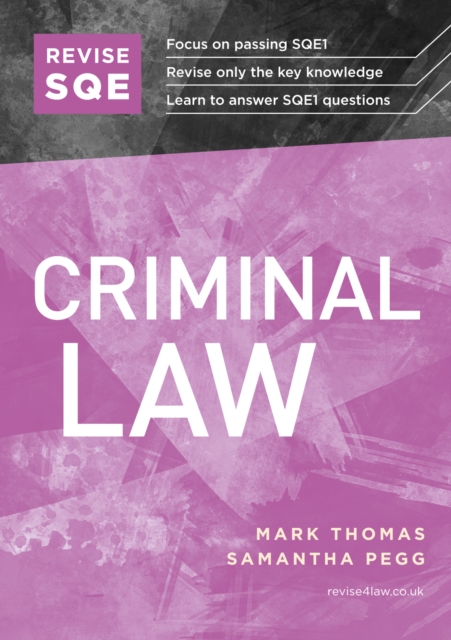 Revise SQE Criminal Law : SQE1 Revision Guide, EPUB eBook