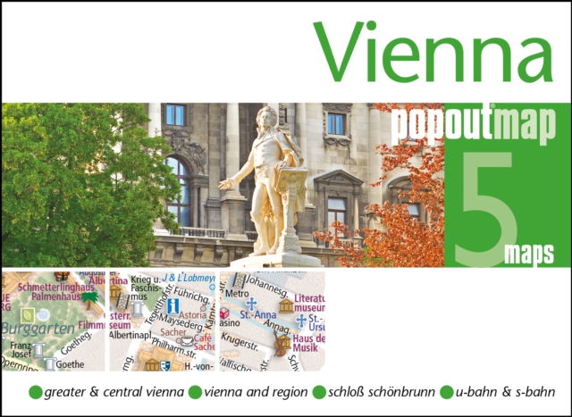 Vienna PopOut Map, Sheet map, folded Book