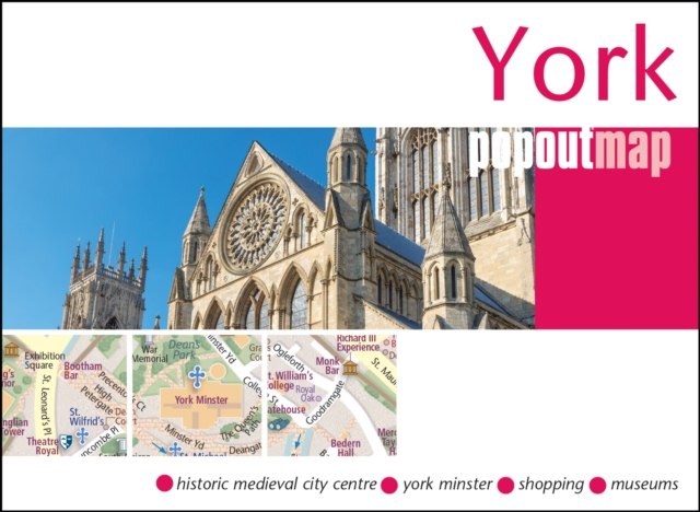 York PopOut Map : Pocket size, pop up city map of York, Sheet map, folded Book