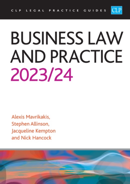 Business Law and Practice 2023/2024 : Legal Practice Course Guides (LPC), Paperback / softback Book