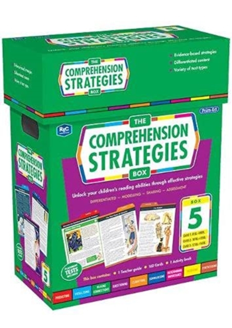 The Comprehension Strategies Box 5 : Unlock your children’s reading abilities through effective strategies., Multiple-component retail product, boxed Book