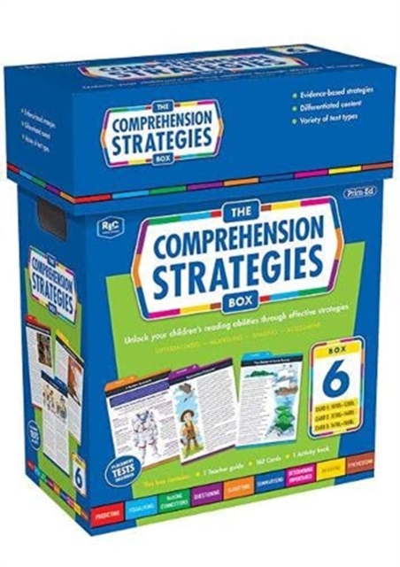 The Comprehension Strategies Box 6 : Unlock your children’s reading abilities through effective strategies., Multiple-component retail product, boxed Book