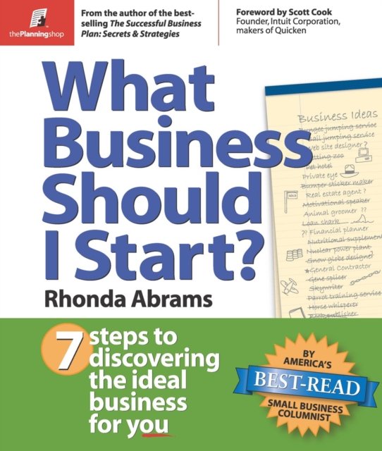 What Business Should I Start? : 7 Steps to Discovering the Ideal Business for You, EPUB eBook
