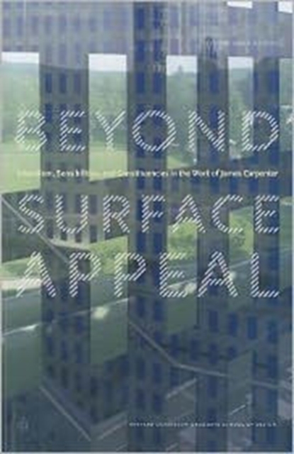 Beyond Surface Appeal : Literalism, Sensibilities, and Constituencies in the Work of James Carpenter, Paperback / softback Book