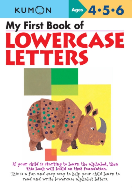 My First Book of Lowercase Letters, Paperback / softback Book