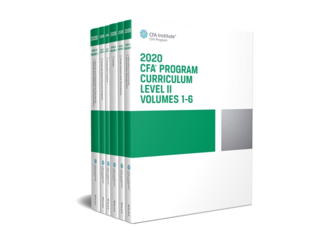 CFA Program Curriculum 2020 Level II, Volumes 1-6 Box Set, Paperback / softback Book