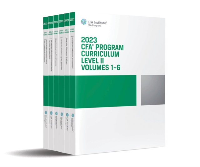 2023 CFA Program Curriculum Level II Box Set, Paperback / softback Book