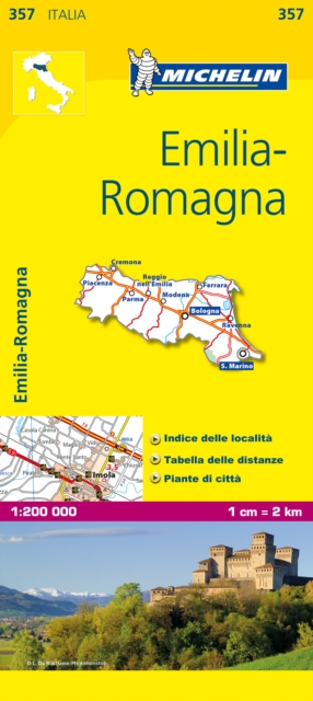 Emilia Romagna - Michelin Local Map 357 : Map, Sheet map Book