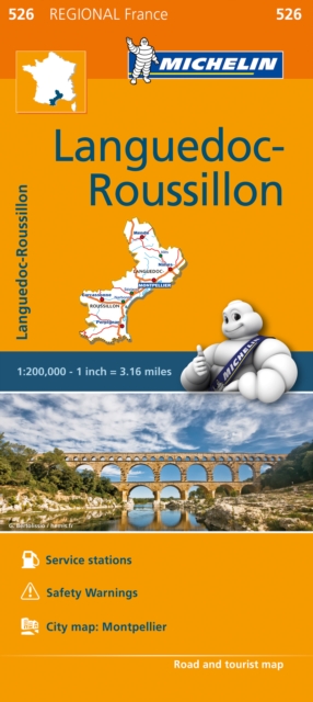 Languedoc-Roussillon - Michelin Regional Map 526 : Map, Sheet map Book