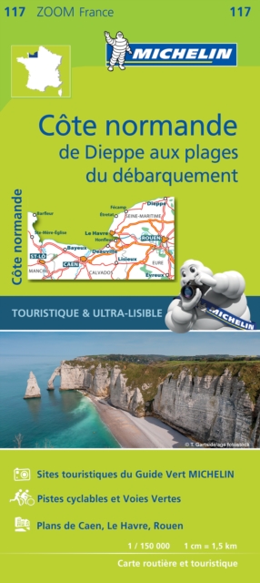 Normandy Coast - Zoom Map 117, Sheet map, folded Book