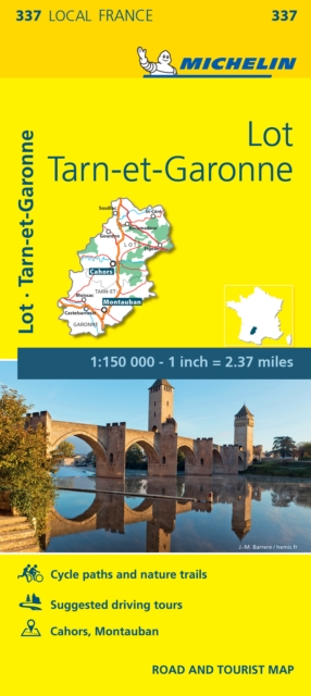 Lot, Tarn-et-Garonne - Michelin Local Map 337 : Map, Sheet map Book