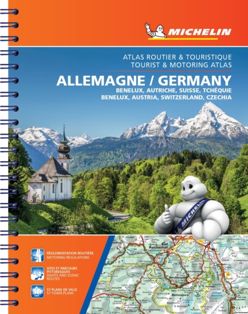 Germany, Benelux, Austria, Switzerland, Czech Republic - Tourist and Motoring Atlas (A4-Spiral) : Tourist & Motoring Atlas A4 spiral, Spiral bound Book